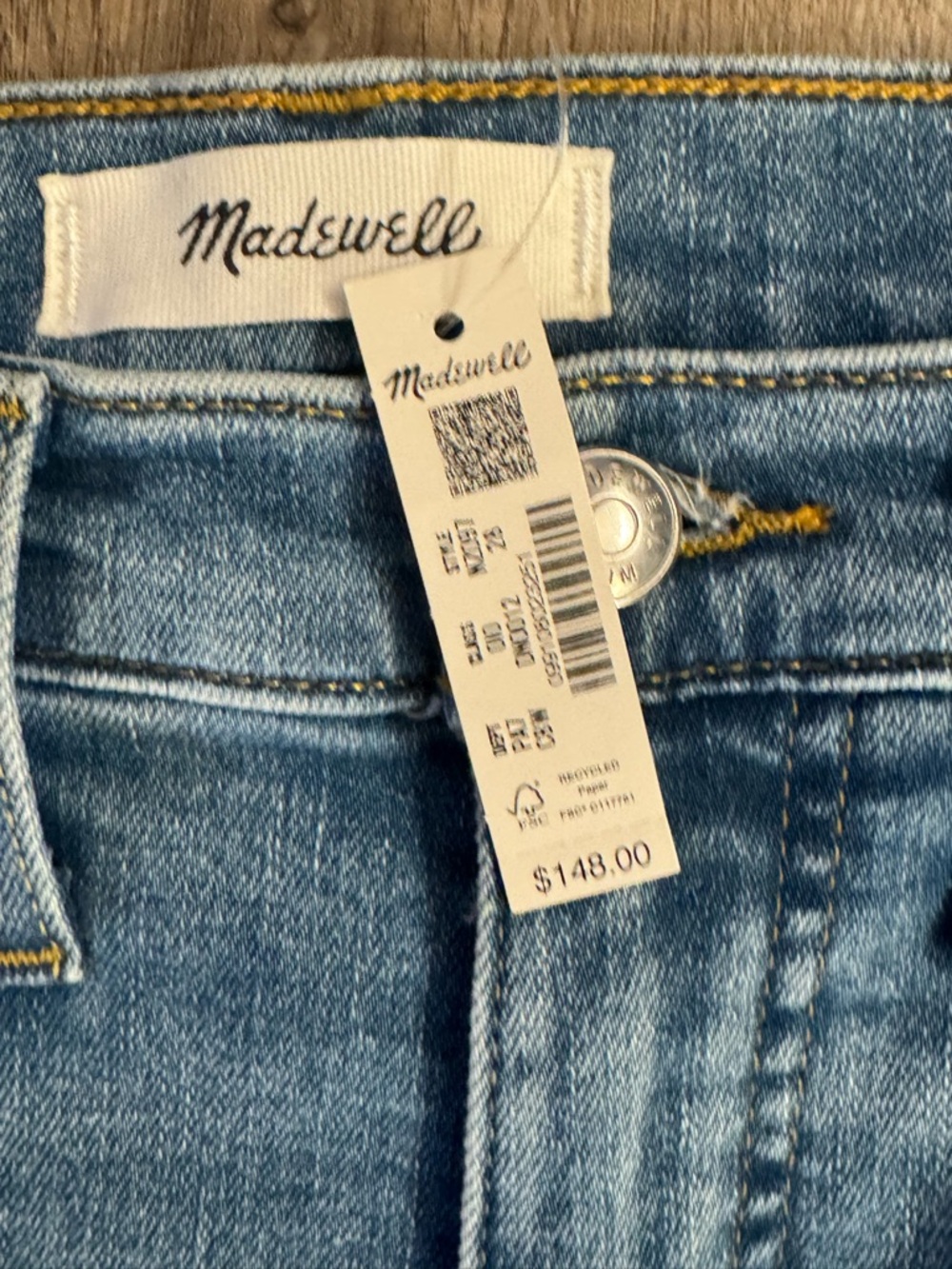 New! Madewell The Pencil Jean in Super Stretch Denim - Picture 7 of 9